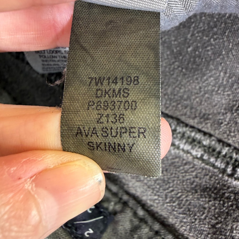Lucky Brand Ava Super Skinny Corduroy Pants Olive Green Womens 2/26 Fall Earhty - Picture 8 of 8